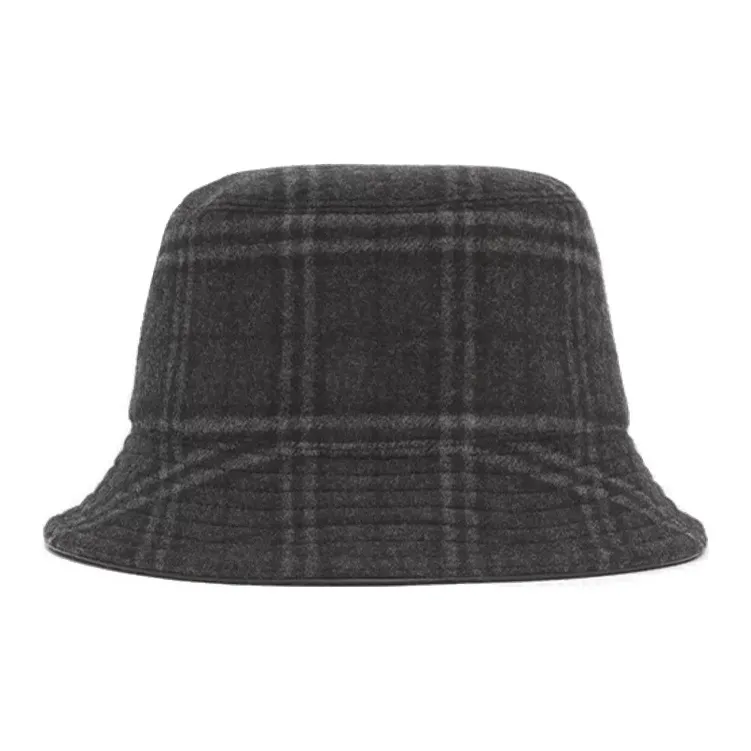 Burberry Wool Check Bucket Hat-2