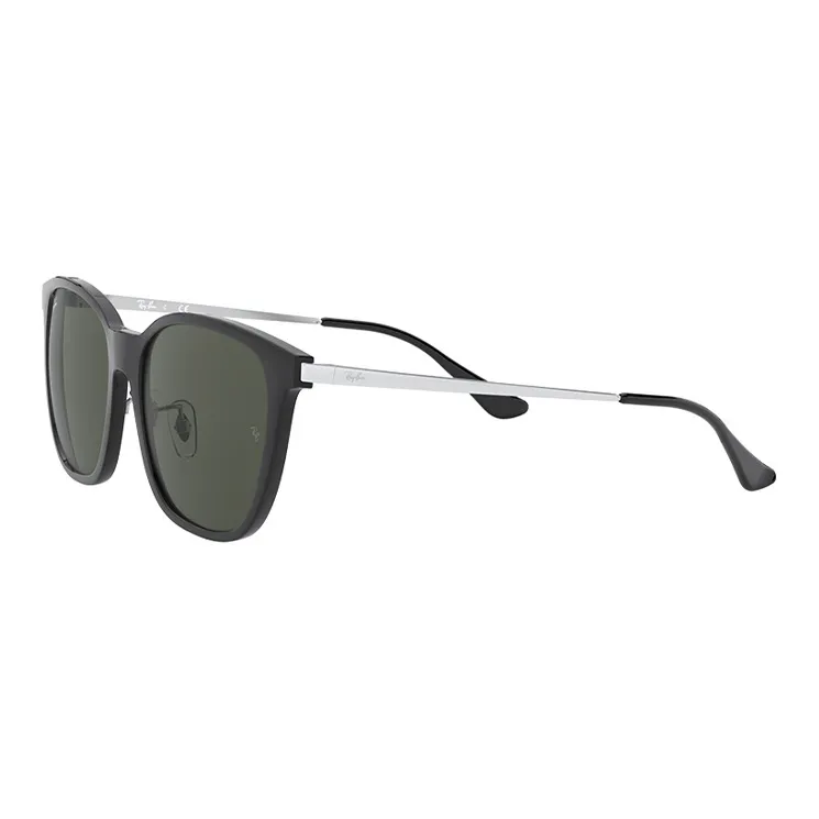 RayBan Injection Molded Square Sunglasses Unisex Black-2