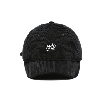 The MAD HATcher Corduroy Dad Hat Curved Brim Baseball Cap Unisex