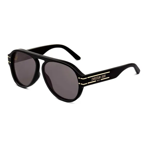 Dior DIORSIGNATURE A1U Aviator Sunglasses Unisex Black