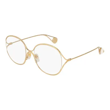 GUCCI Eyeglass Frames Unisex Metallic