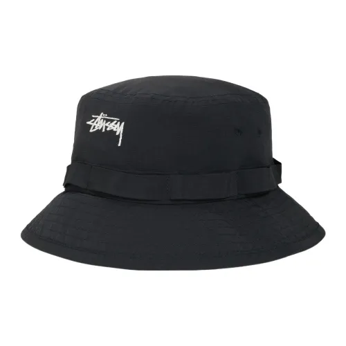 Stussy Bucket Hats Unisex Black