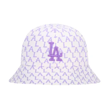 MLB Cotton Bucket Hats Unisex White