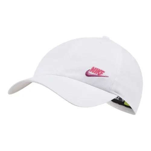 Nike Heritage Baseball Caps Women's White/Pink Label