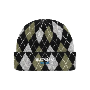 Supreme Argyle Cashmere Beanie