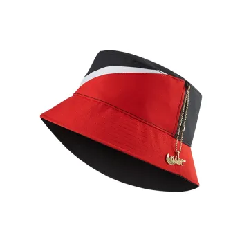 Nike Polyester Bucket Hats Women's Black Red/Black Pink