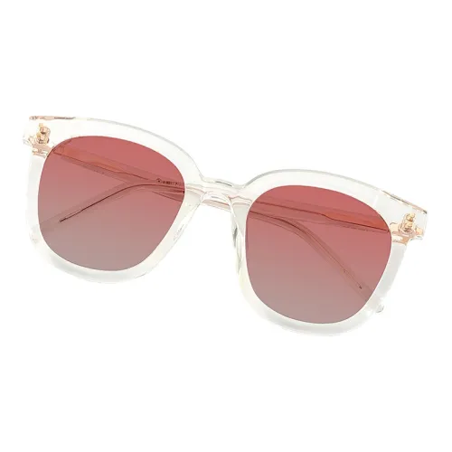 MUZU TR/Memory Plastic Oval Sunglasses Unisex