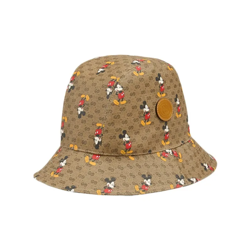 GUCCI Canvas Bucket Hats Unisex-2