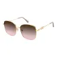 Gold Frame with Red Tea Brown Lens