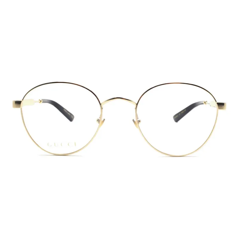 GUCCI Eyeglass Frames Unisex Gold-1