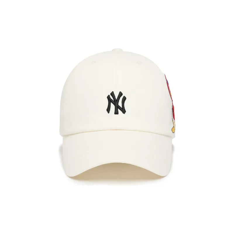 MLB Cotton Baseball Caps CPD01 Unisex White-1
