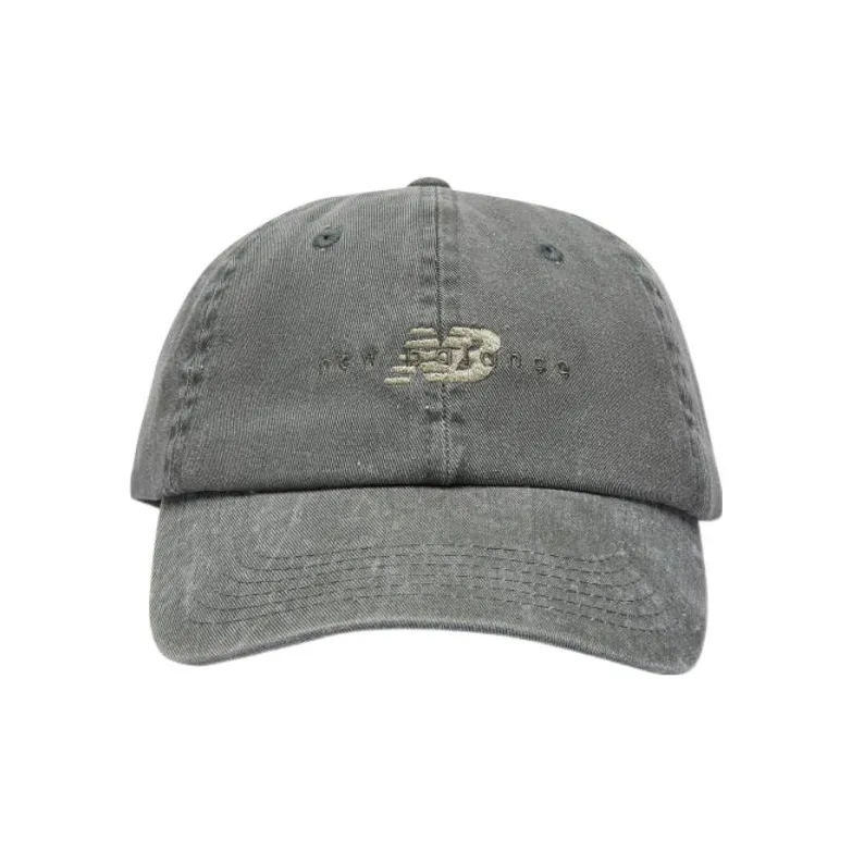 New Balance Baseball Caps Unisex Distressed Light Gray-0