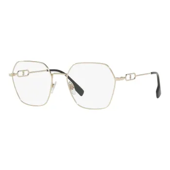 Burberry Eyeglass Frames Women's Gold