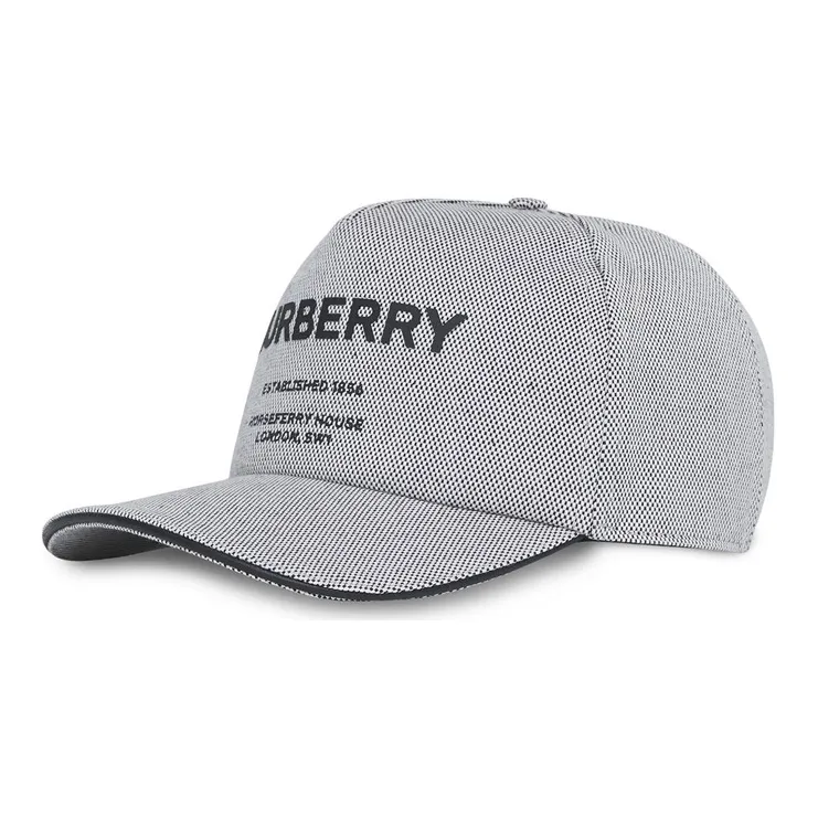 Burberry Lambskin Cotton Baseball Caps Men's-0