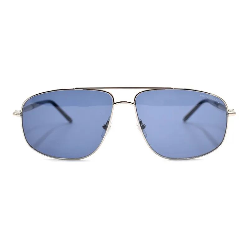 MONTBLANC Meisterstuck Sunglasses Men Blue/Silver White-1