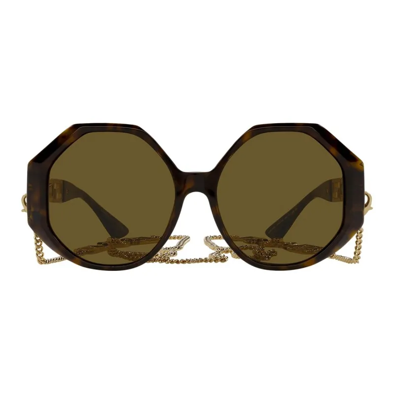 VERSACE Eyewear Geometric-frame Sunglasses-1