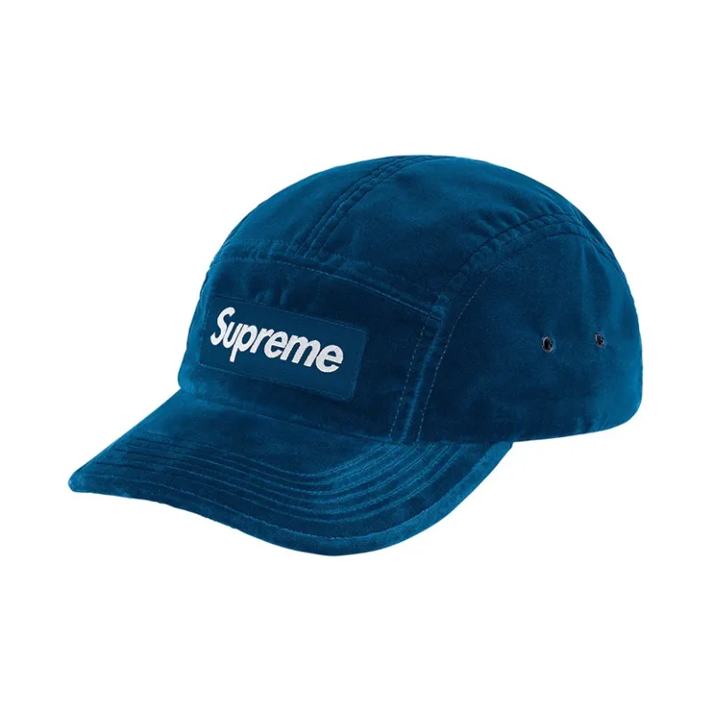 Supreme Velvet Pattern Camp Cap-6