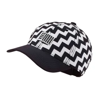 Converse Baseball Cap Unisex Black And White Print