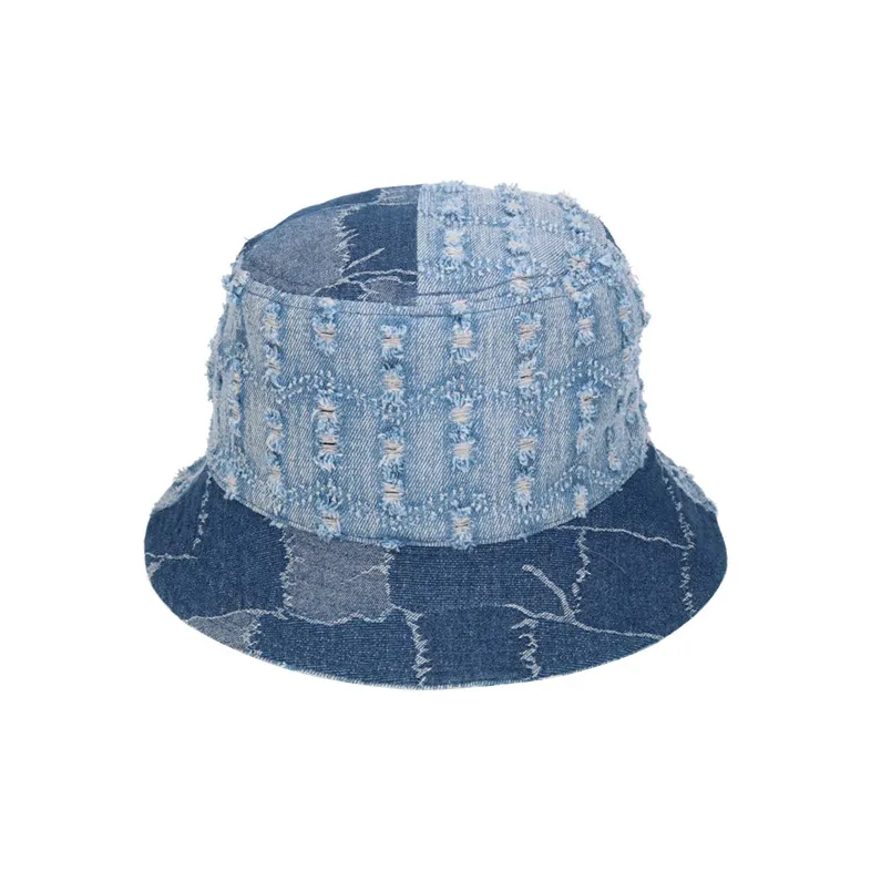KANGOL Denim Mashup Bucket Cap-4