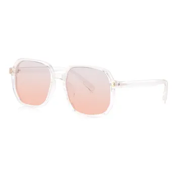 MUZU TR/Memory Plastic Irregular Shape Sunglasses Unisex