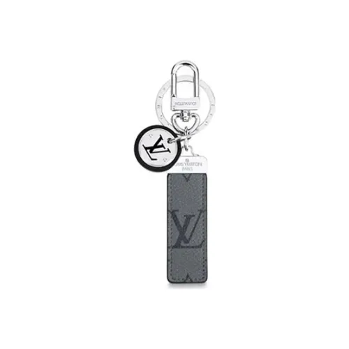 Louis Vuitton Neo Club Bag Charm and Key Holder Monogram Eclipse Reverse Gray