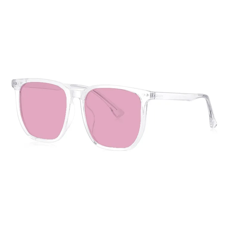 MUZU TR/Memory Plastic Irregular Shape Sunglasses Unisex-4