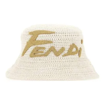 FENDI Bucket Hats Unisex Beige