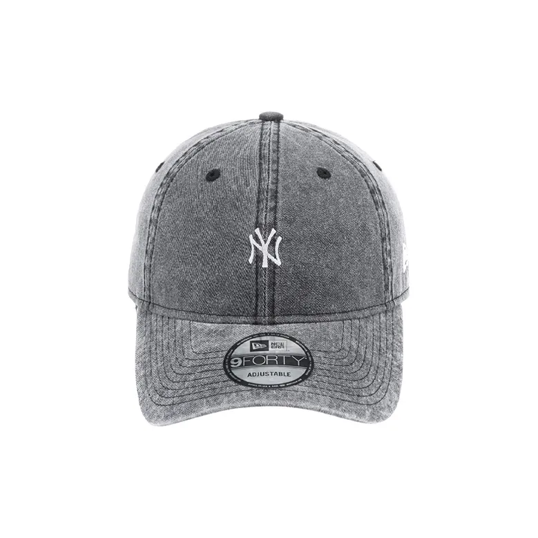 New Era Cotton Baseball Caps Unisex Gradient Dark Gray-1