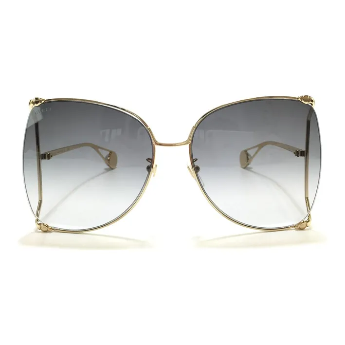 GUCCI Sunglasses Women's Gold-1