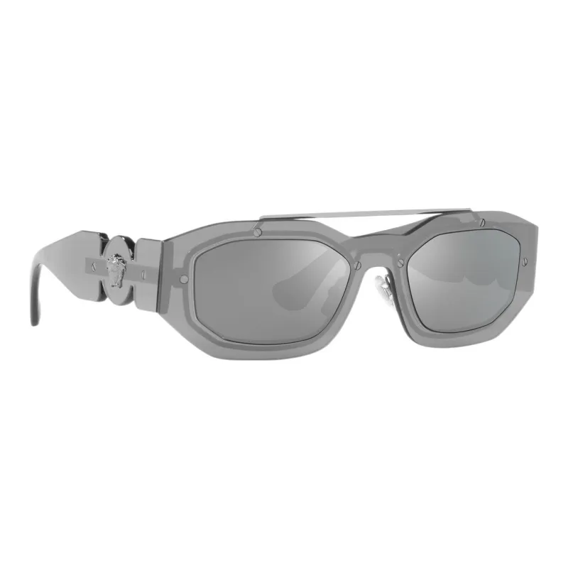VERSACE Medusa Rectangle Frame Sunglasses-2