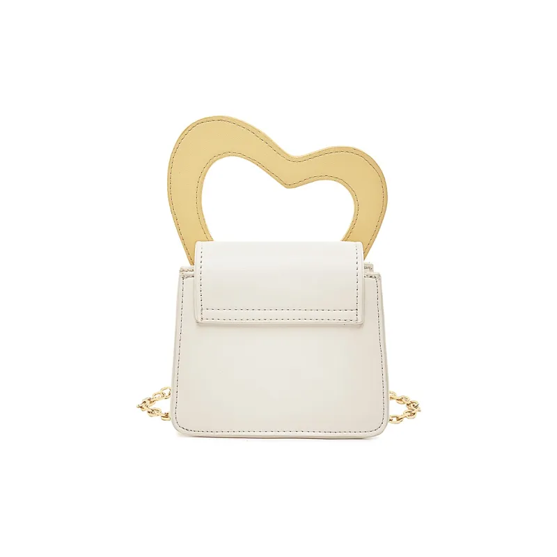 Miffy PU One Shoulder Handbag Mini Women's Ecru/Green-2