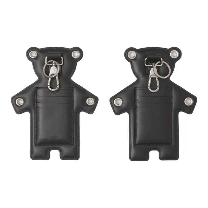 Burberry Bear Logo Engraved Key Charm Set-2