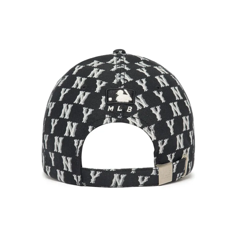 MLB MONOGRAM Reading Collection Polyester Baseball Caps Unisex Black-3