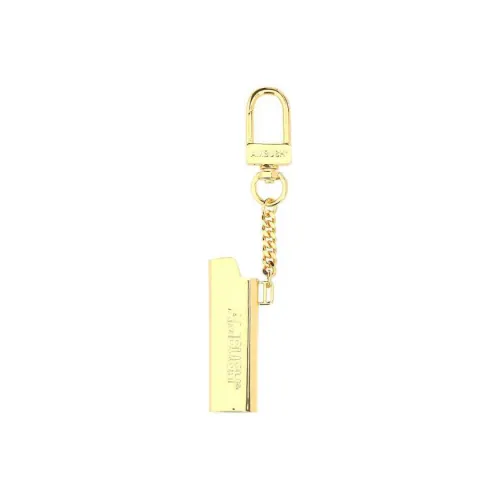 Swarovski Ceramic Keychains Unisex Gold