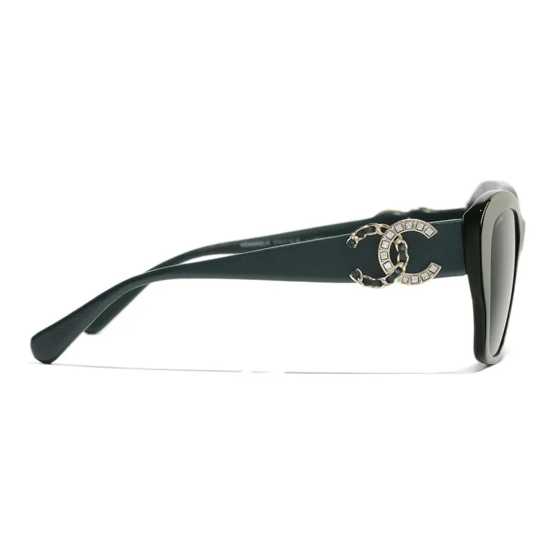 CHANEL Sunglasses Women's Green-3