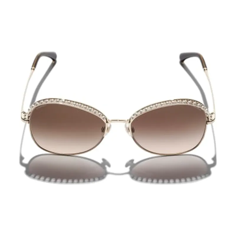 CHANEL Sunglasses Women's Gold-2