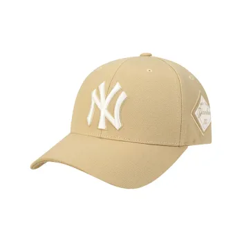 MLB Wool Blend Baseball Caps Unisex Light Khaki