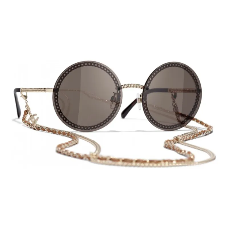 CHANEL Round Sunglasses Women's-1
