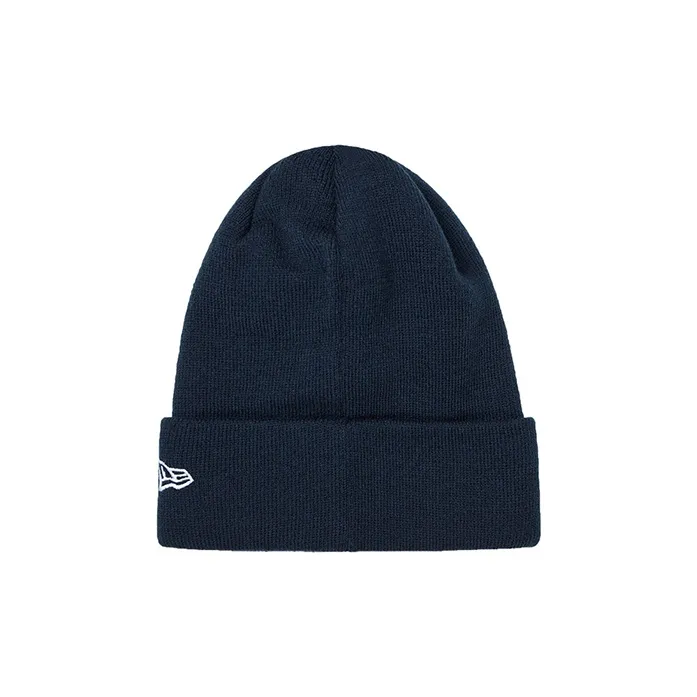 New Era Plush Yarn Beanies Unisex Black-1