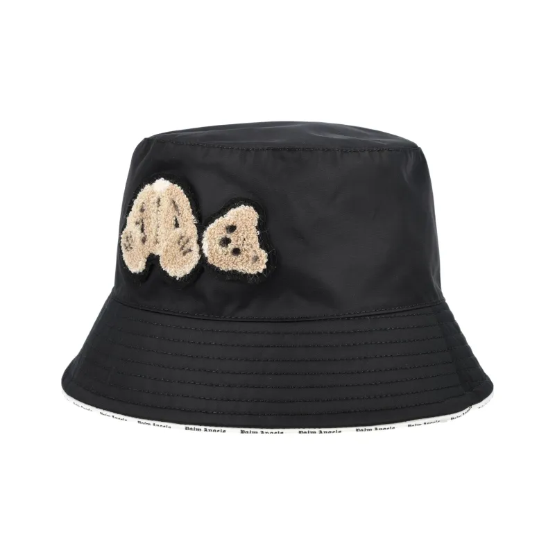 PALM ANGELS Bucket Hats Unisex Black-1