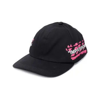 OFF WHITE Diag Stencil Print Baseball Hat
