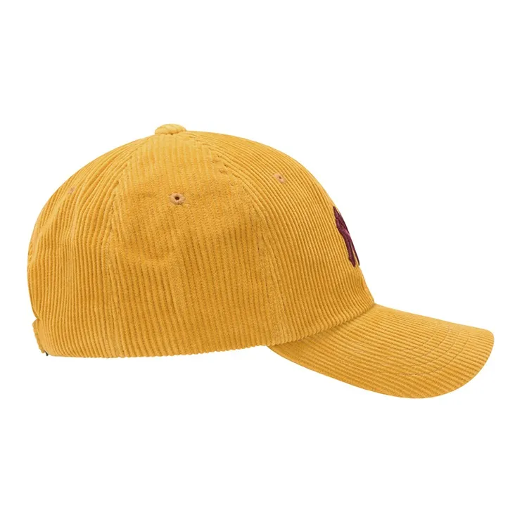 MLB Baseball Caps Unisex Mustard Yellow-3