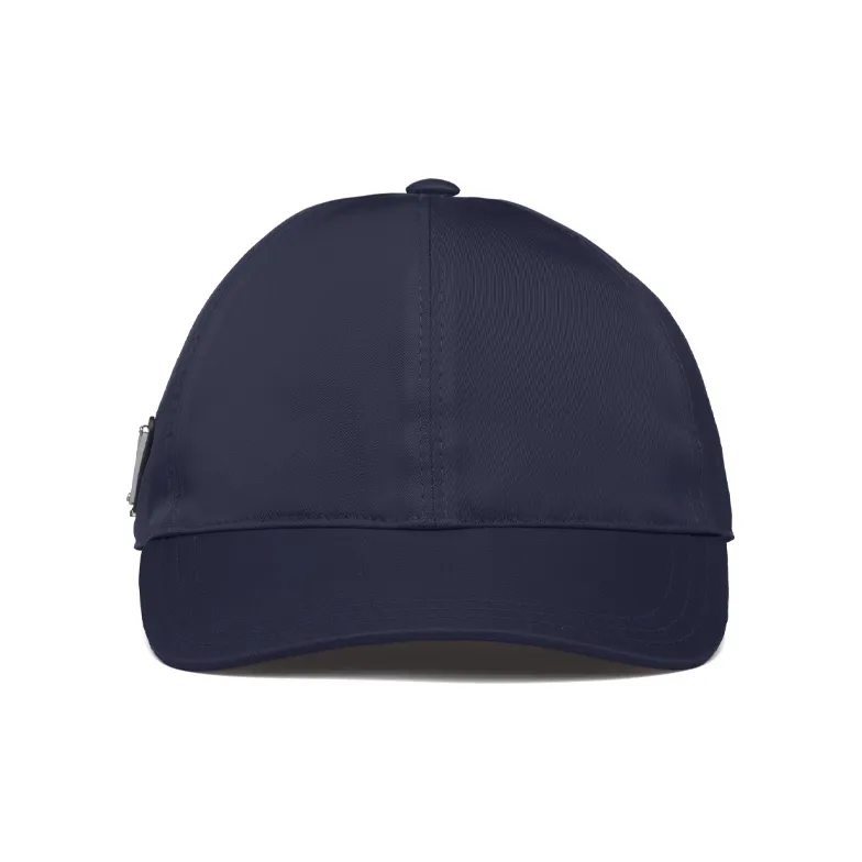 PRADA Logo Plaque Baseball Cap-0
