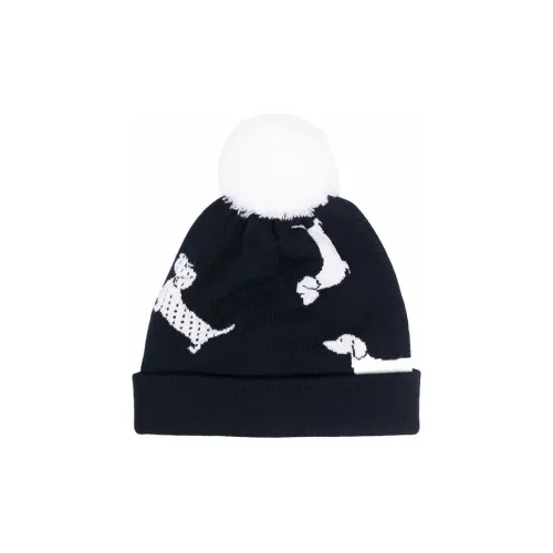 THOM BROWNE Beanies Unisex Marine Blue