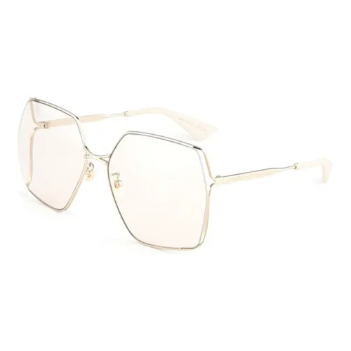 GUCCI Sunglasses Unisex Light Beige