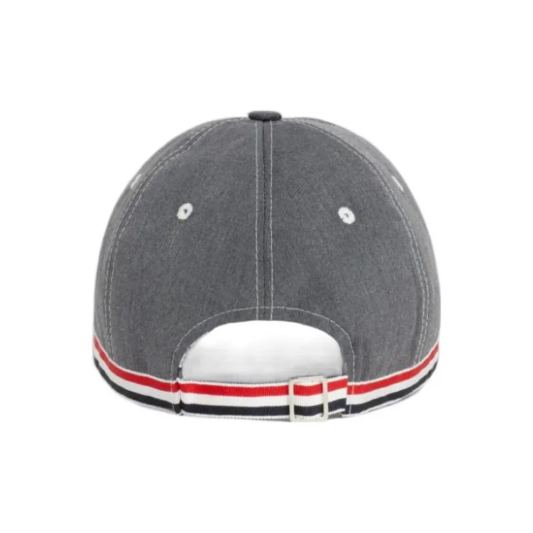 THOM BROWNE Baseball Caps Unisex Gray-2