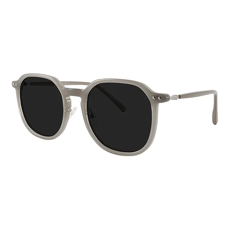 MUZU TR/Memory Plastic Irregular Shape Sunglasses Unisex-3