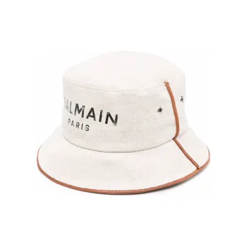 BALMAIN Logo print Bucket Hat