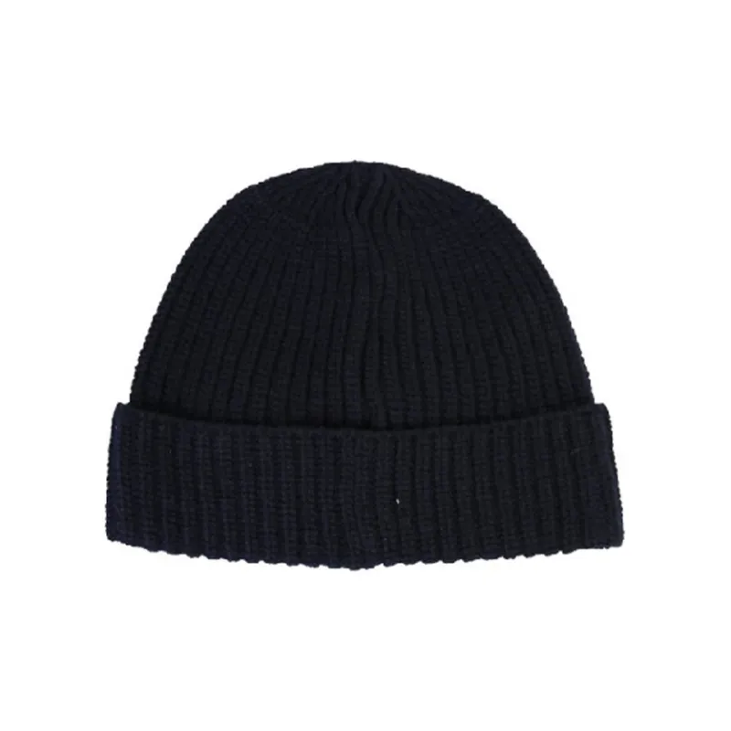 STONE ISLAND Compass patch Ribbed Beanie-1