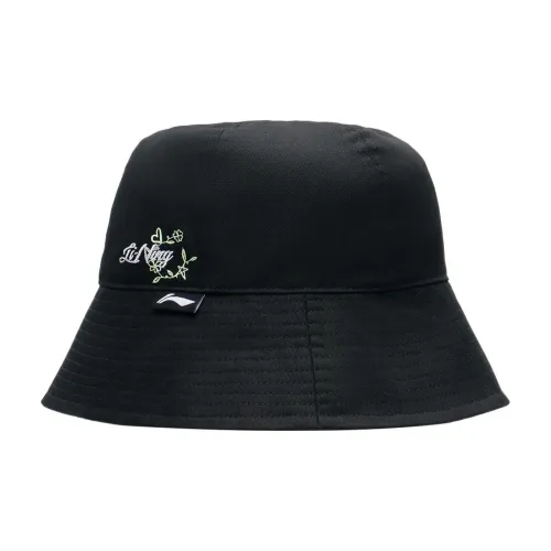 LINING Bucket Hats Unisex Black